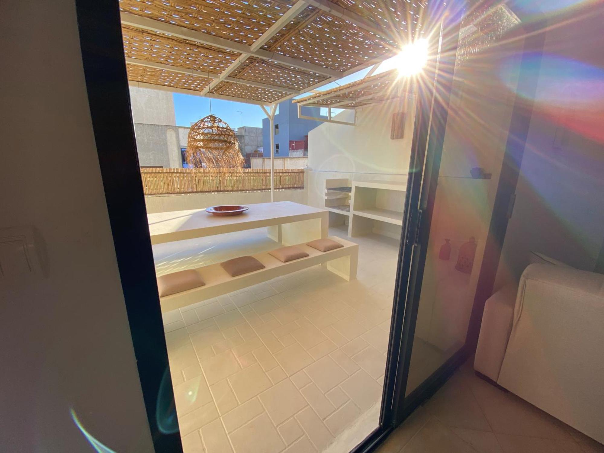 Magnificent Apartment With Private Rooftop Terrace Tanger Exterior foto